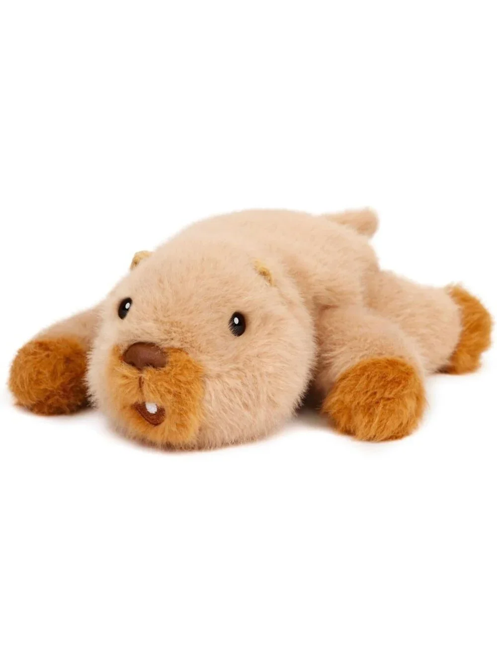 Beaver Plush Stuffed Animal Cute Soft Pocket Size Toy Gift for Kids Girls